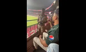 Karnataka: Police officer prevents Pakistani cricket fan from supporting his national team